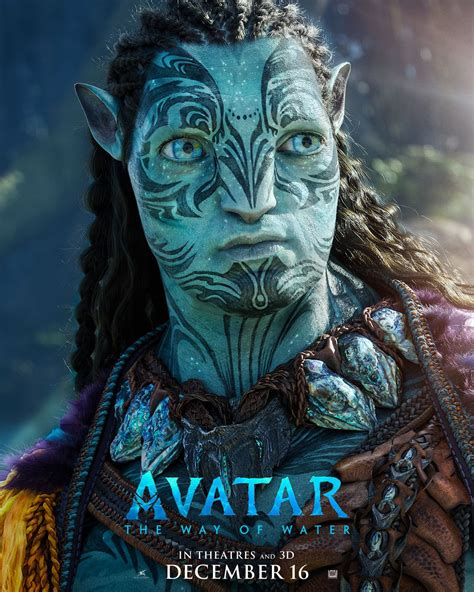 Avatar 2 Character Posters Show Stunning Looks At New & Returning Cast