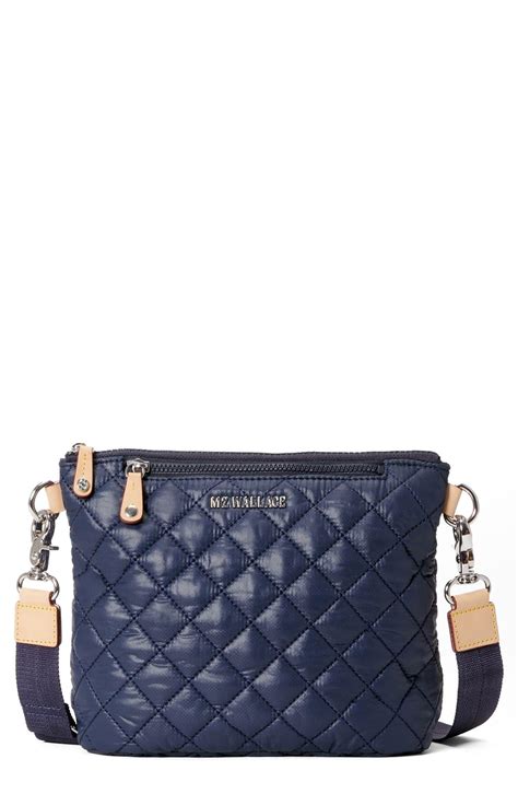 Mz Wallace Scout Quilted Nylon Crossbody Bag In Blue Lyst