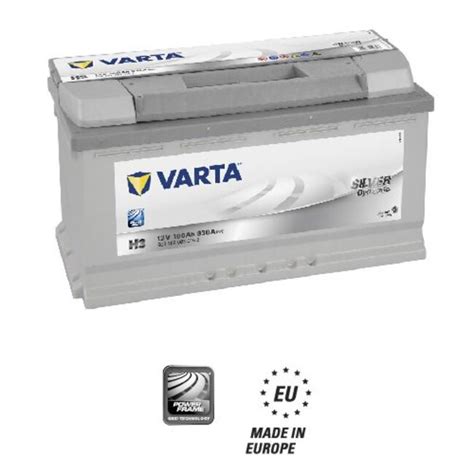 Varta Auto Accu Volt Ah Silver Dynamic Type H