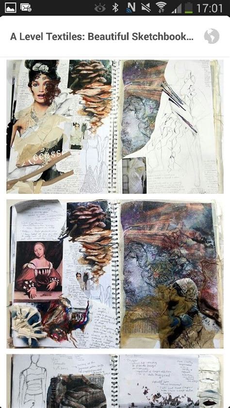 A Level Art Textiles Sketch Book Album Art Design Sketch Book Textiles Sketchbook