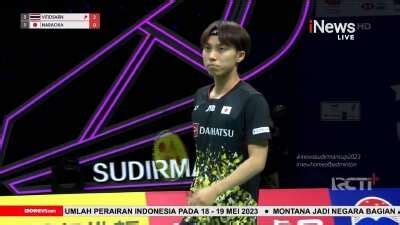 Highlight Tunggal Putra Bwf Sudirman Cup Vitidsarn Vs Naraoka Rcti