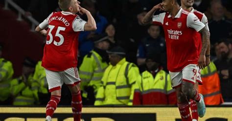 Gabriel Jesus Marca Arsenal Vence Chelsea E Assume Lideran A