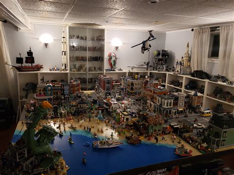 Here is a picture of my family's lego city and most of our collection : r/lego