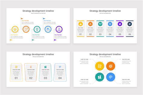 Strategy Development Timeline PowerPoint Template | Nulivo Market