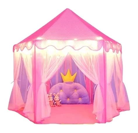 Barraca Infantil Casinha Princesa Luz Iluminada Fácil Montar Frete grátis