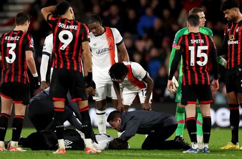 Luton clash with Bournemouth abandoned after Tom Lockyer suffers ...