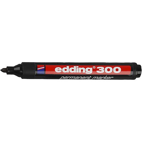 Edding 300 Permanent Marker Strichstärke 1 5 3 mm 1 Stck Schwarz