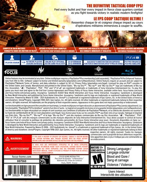 Insurgency: Sandstorm Box Shot for PlayStation 4 - GameFAQs