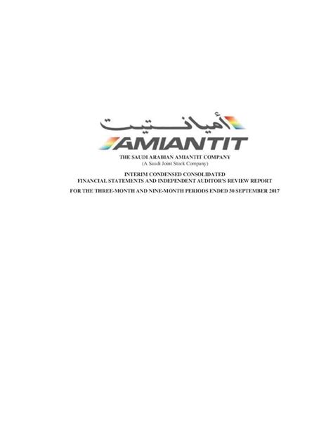 Pdf The Saudi Arabian Amiantit Company A Saudi Joint €¦ · The Saudi