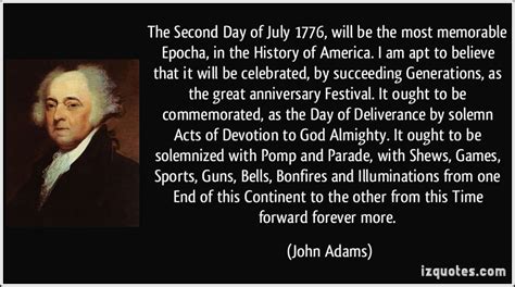 John Adams Quotes About Independence Day Quotes Best F