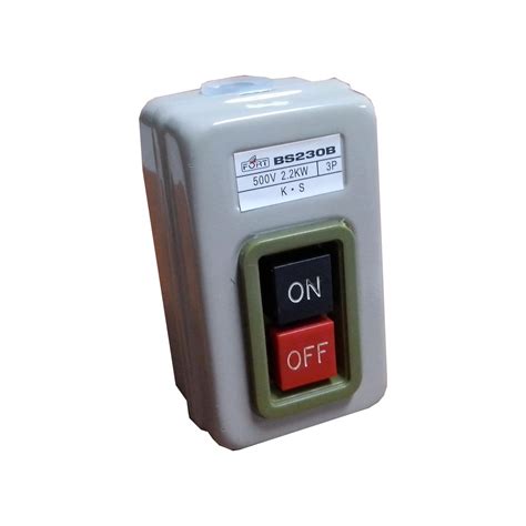 Jual Power Push Button BS230B BS 230B Model ON OFF 30A 3 7kW Fort