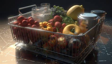 Légumes Dans Un Chariot Légumes Dans Une Charrette Avec Des Légumes