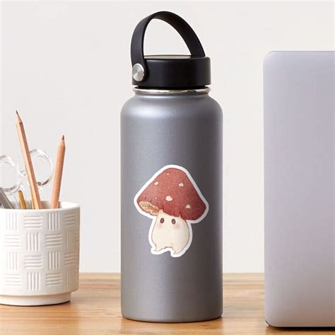 Friendly Mushroom Sticker For Sale By Fairydrop Redbubble