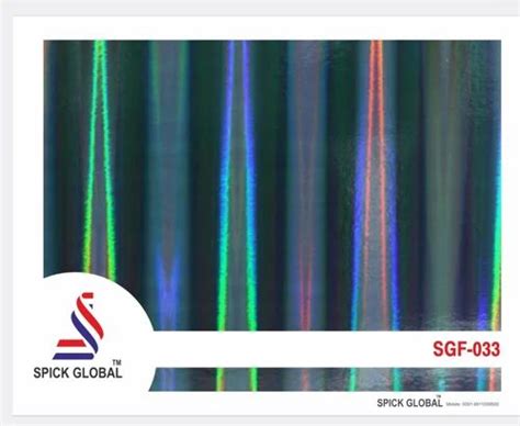 SPICK GLOBAL Holographic Lamination Film Packaging Type Export 50 M