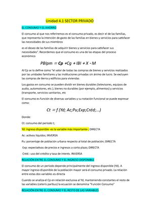 Resumen eco u1 Introducción a la Economia Unidad 1 DOSSIER Qué es