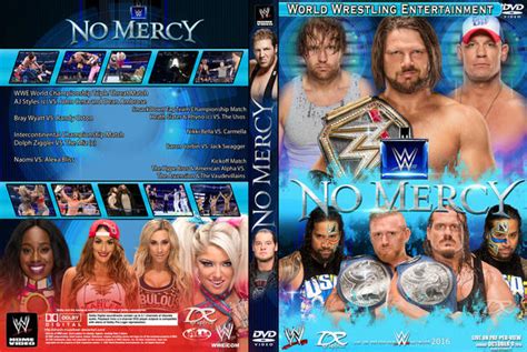 Wwe No Mercy 2016 Dvd Cover V2 By Dinesh Musiclover On Deviantart