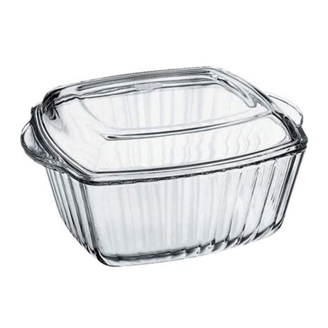 BORCAM SQUARE GLASS CASSEROLE SET Alihome