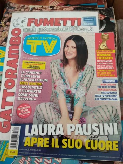 TV SORRISI E Canzoni N 11 Con Laura Pausini Anno 2018 Mondadori