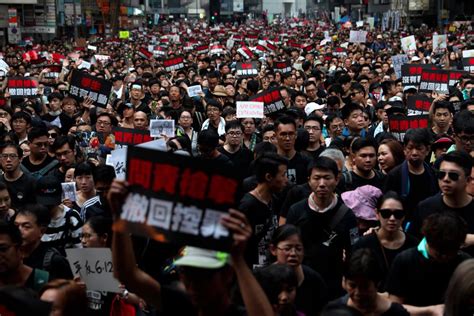 Huge Hong Kong Rally Kicks Off As Public Anger Boils