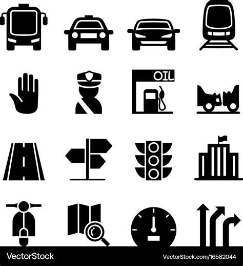 Traffic icon Royalty Free Vector Image - VectorStock