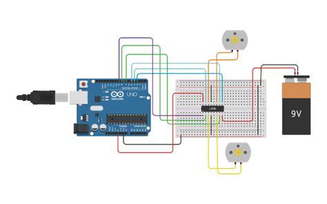 Circuit Design Control Dc Motors With L293d Motor Driver Ic And Arduino