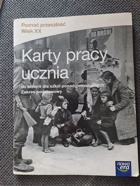 Karty Pracy ucznia Poznać przeszłość Gogółkowo OLX pl