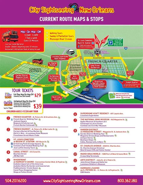 New Orleans Bus Routes Map