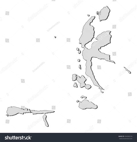 Map North Maluku Indonesia Stock Vector (Royalty Free) 504583210 ...