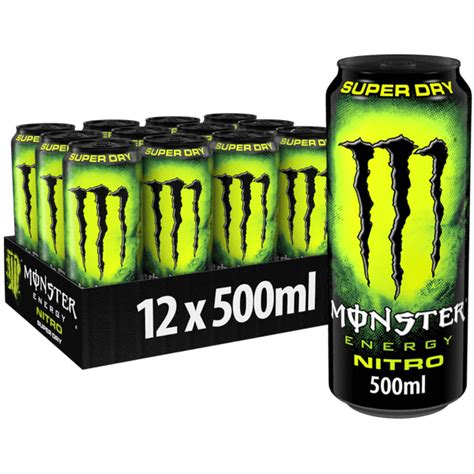 Monster Nitro Super Dry 12 X 500ml Cans Your Coca Cola Uk