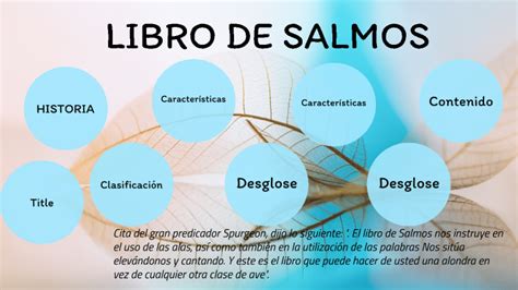 Mapa Conceptual Salmos By Nadiuska Archibold On Prezi