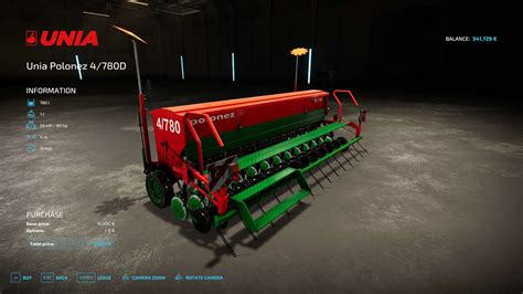 Unia Polonez 4 780D Zaaimachine V1 0 0 0 FS22 Mod Farming Simulator