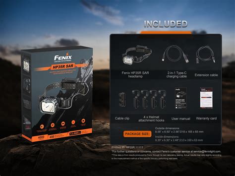 The Hp R A New Heavy Duty Headlamp From Fenix Uses X Batteries