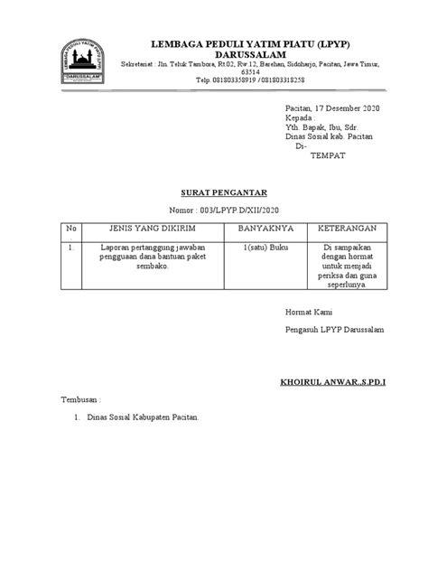 Spj Dana Bantuan Hibah Dinas Sosial Pdf