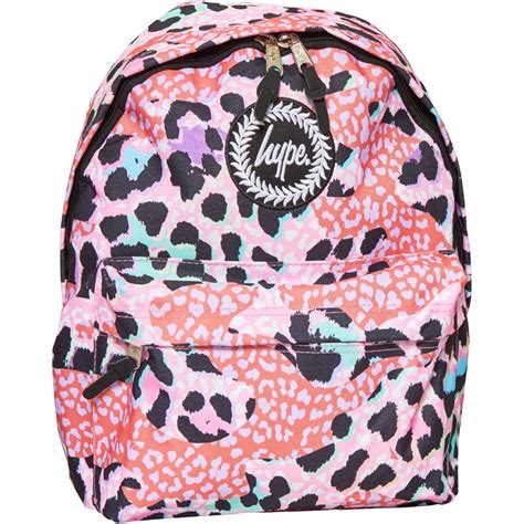 Buy Hype Girls Leopard Camo Backpack Multi