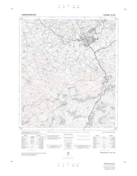 3029CB KOKSTAD Map by Chief Directorate: National Geo-spatial ...