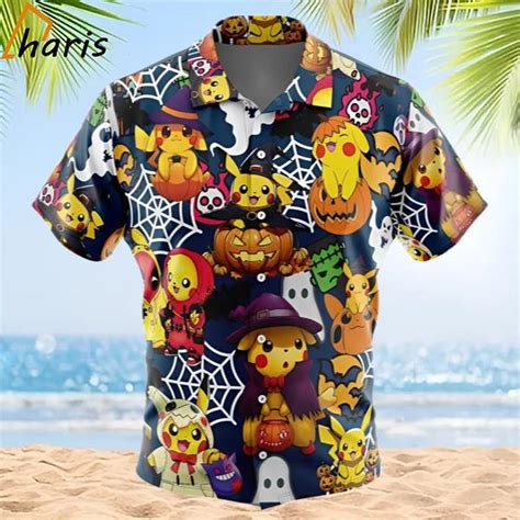Pokemon Halloween Hawaiian Shirt Hot Sale