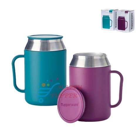 Tupperware Insulated Mug Purple Green Furniture And Home Living