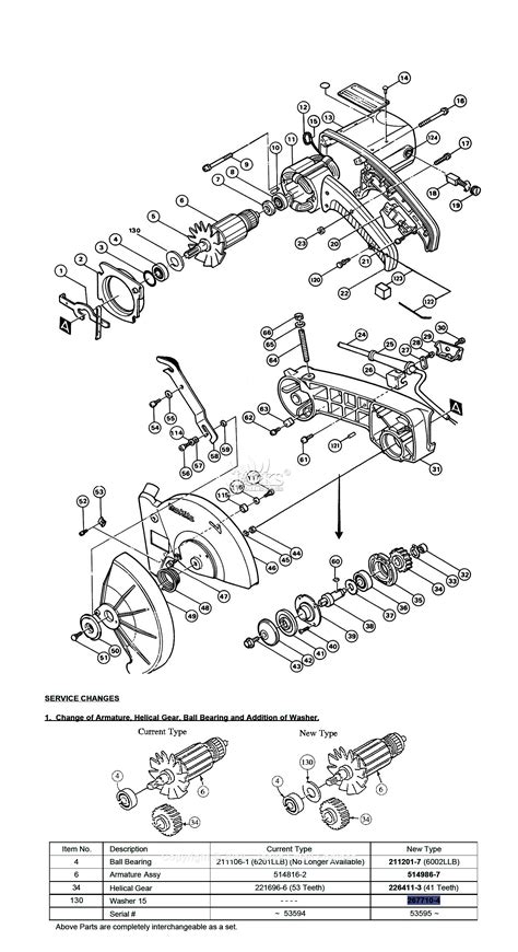 Makita LS1440 Parts Diagram for Assembly 1