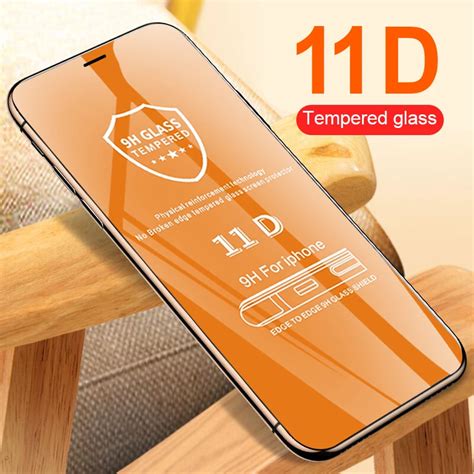 11d Curved Edge Tempered Glass On The For Iphone Xr Xs Max X Full