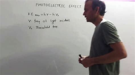 Photoelectric Effect 3 Youtube