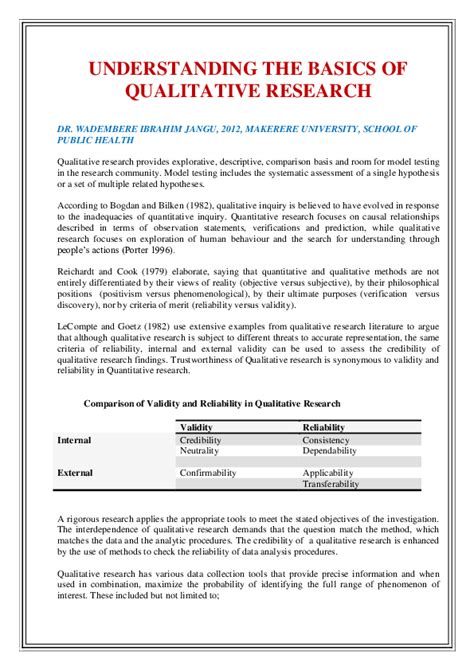 Validity And Reliability In Qualitative Research Pdf Sceneklo