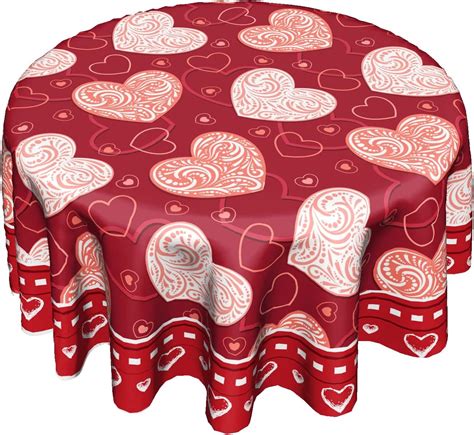 Uorbeay Happy Birthday Round Tablecloth Inch Home Birthday