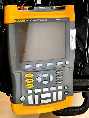 Fluke C Mhz Gs S Digital Oscilloscope Scopemeter Multimeter