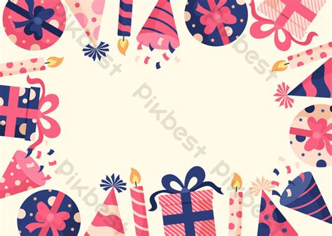 Birthday Gift Box Vintage Bright Background | PSD Backgrounds Free ...