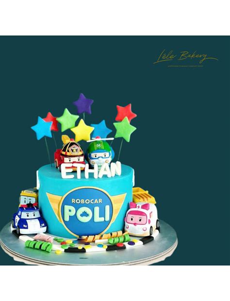 Robocar Poli Cake | Exciting Children’s Themed Party Cakes | Lele ...