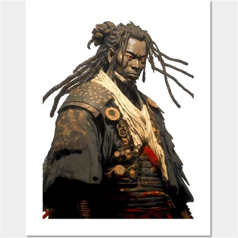 Yasuke Black Samurai In Feudal Japan No Wall And Art Print In