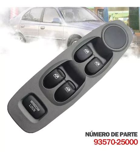 Control Maestro Vidrios Para Hyundai Accent 2000 2005 Cuotas sin interés