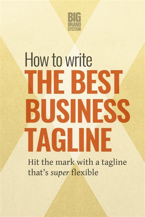 How to Write a Tagline in 5 Simple Steps [Free Tool] | Tagline examples, Online business ...