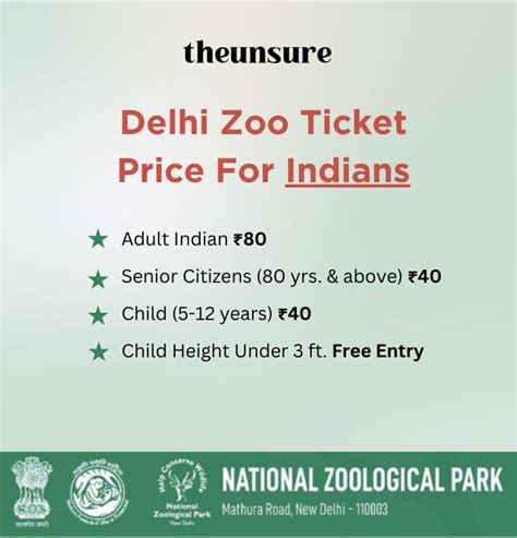 Delhi Zoo Ticket Price and Booking Process (2024) - theunsure