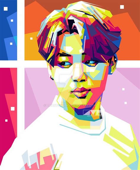 Jimin Bts Wpap By Zmartswork Cubismo Dibujos Arte Tumblr Arte Pop